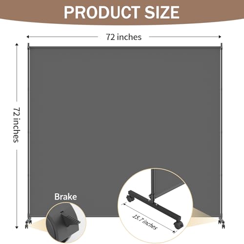 6*6FT Single Panel Room Divider