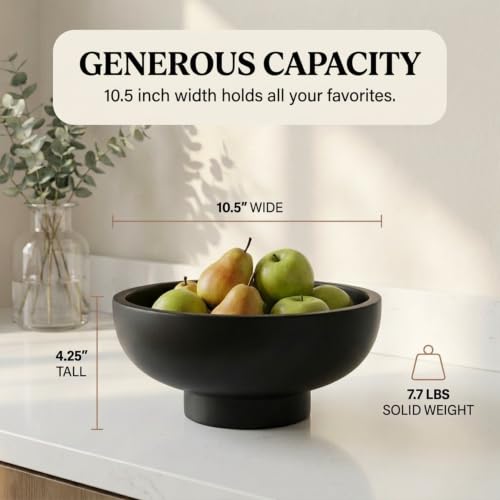 Black Decorative Bowl for Home Decor