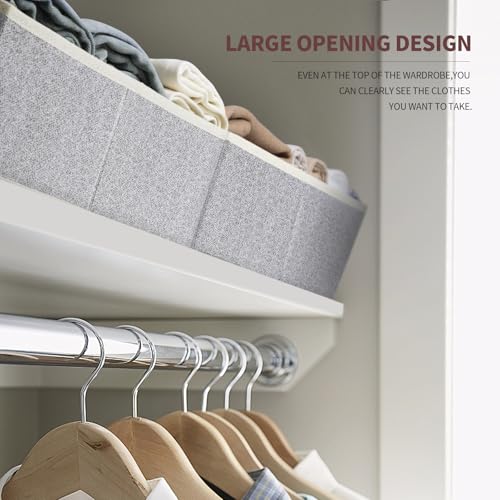 Closet Organizers Bins 6 Packs (6 Count)