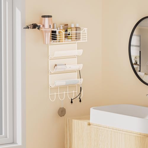 4 Tier Hair Tool Organizer Wall Mount