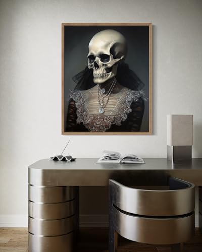 Female Skull Poster Art Print