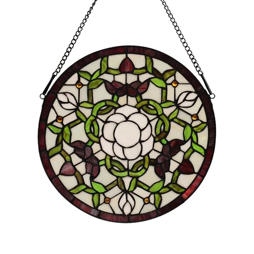 Handcrafted Stained Glass Window Panel