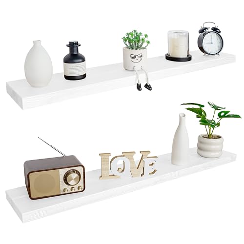 Floating Shelves for Wall 48 Inch Long (2 Count)