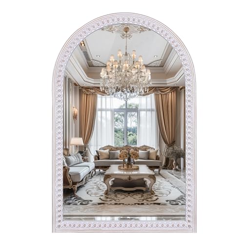 36x24 Inch Arched Mirror for Wall Decor