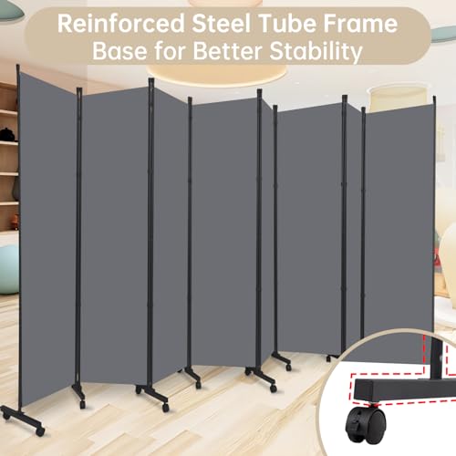 Room Divider Large 8 Panel Privacy Screen