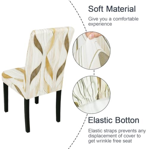 Pattern Chair Covers for Dining Room Set of 6