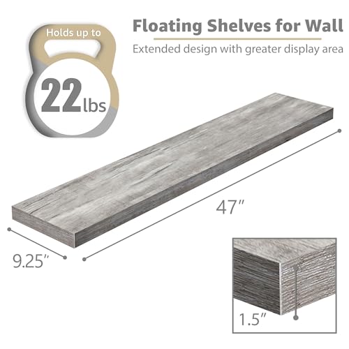 Floating Shelves for Wall Storage (2 Count)