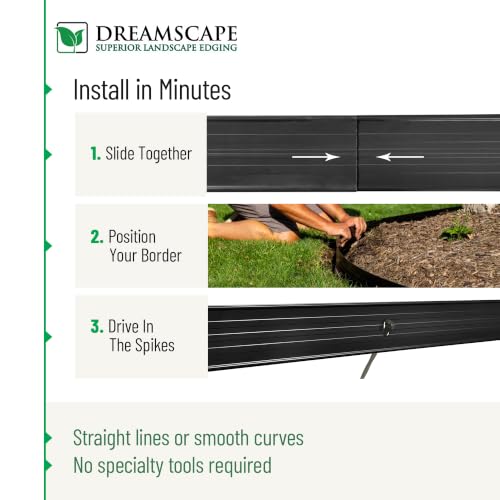 E Z Edge Aluminum Landscape 72' Edging Kit