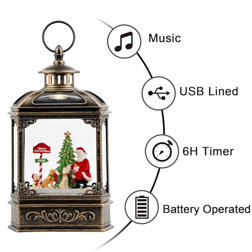 Snow Globe Lighted Christmas Decorations