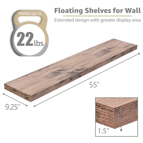 Floating Shelves for Wall Storage (2 Count)