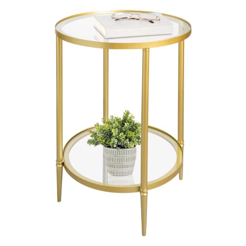 2 Tier Round Side Table