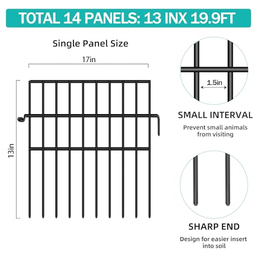 14 Panels Animal Barrier Fence