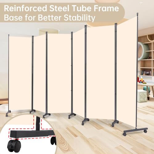 Room Divider Large 6 Panel Privacy Screen