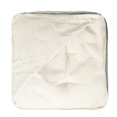 Pouf with Filler Cube Bean Bag Pouffe