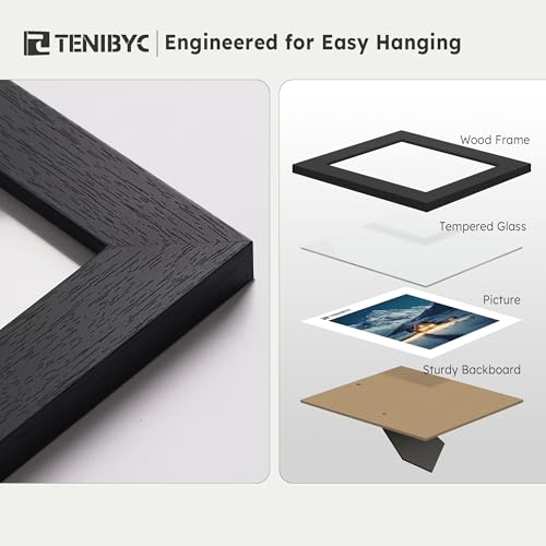 8x10 Picture Frame 6 Pack (6 Count)