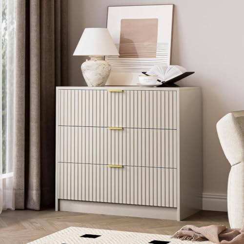 3 Drawer Nightstand Set of 2