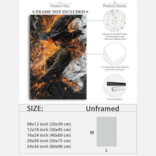 Witch Canvas Poster Print