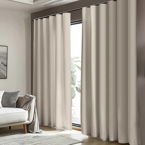 Room Divider Blackout Curtain Track Curtains Wall Dividers Panels Screen for Living Rooms Bedroom Office Privacy Partition Separation
