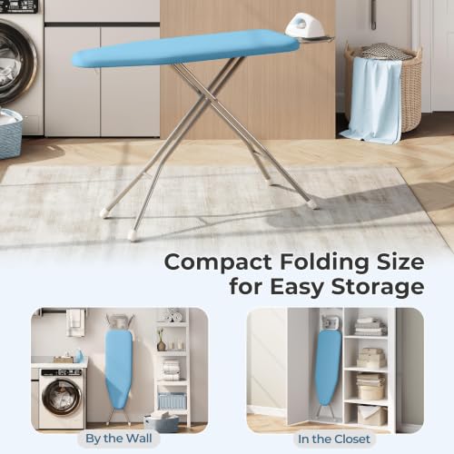 Ironing Board 43"x14" with Heavy Duty Iron Rest