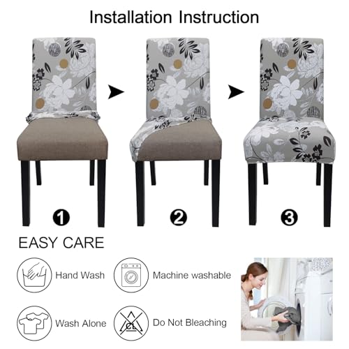 Chair Covers for Dining Room Set of 6