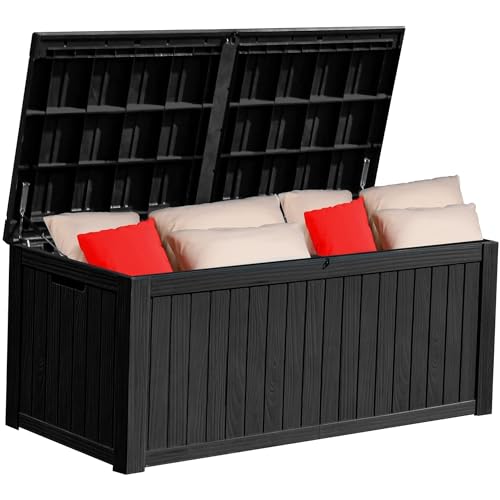 180 Gallon Large Outdoor Storage XL Deck Box w