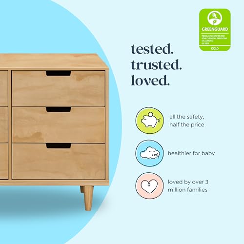 Marley 6 Drawer Double Dresser in Honey