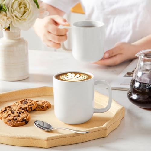 Porcelain Coffee Mugs Set (6 Count)