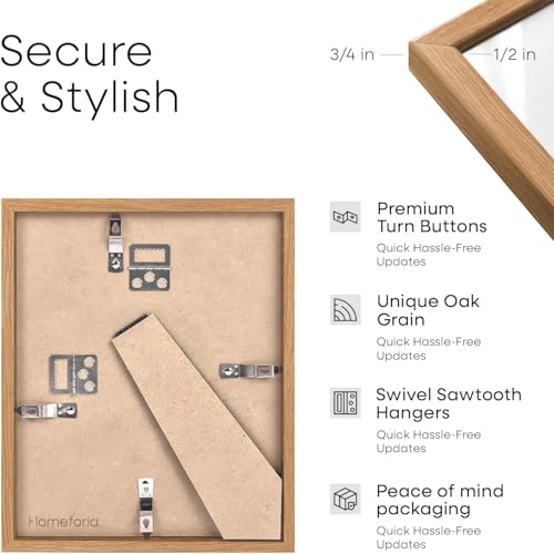 5x10 Natural Oak License Frame (3 Count)