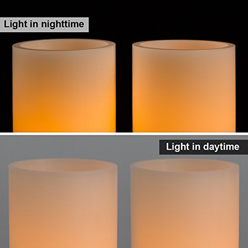 Real Wax Flickering Flameless Candles Battery Operated (2 Count)