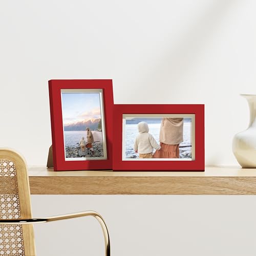 4x6 Picture Frames Set of 9 for Wall or Tabletop Display (9 Count)