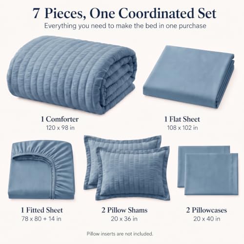 Oversized King Comforter Set 120x98 7