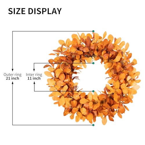 24 Inch Artificial Autumn Wreaths