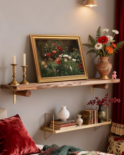 Vintage Gold Framed Wall Art for Living Room