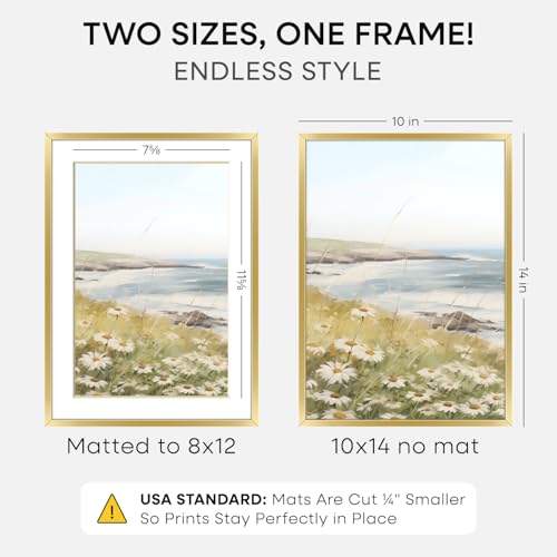 10x14 Gold Picture Frame