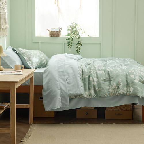 Floral Sage Green Comforter Set