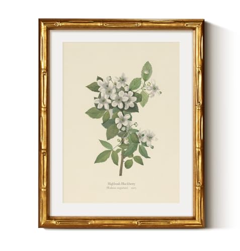 Gold Framed Bamboo Wall Art