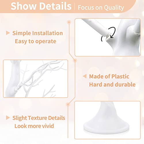 Artificial White Tree Branch for Christmas (2 Count)