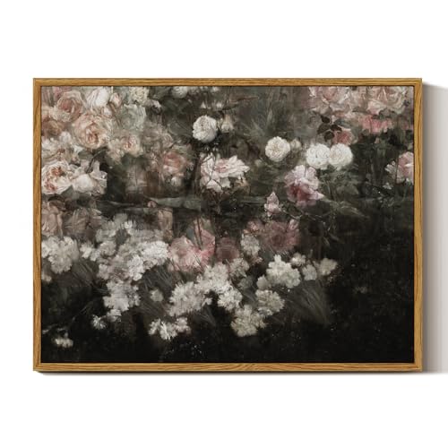 Framed Canvas Wall Art Vintage Decor