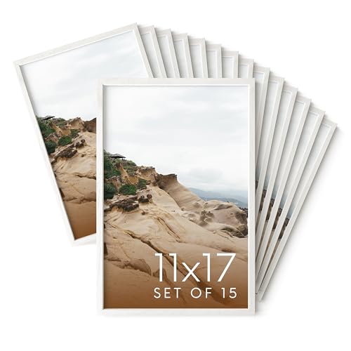 White Oak Wood 11x17 Picture Frames