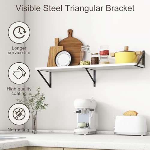 36"W x 10"D Floating Shelves (2 Count)