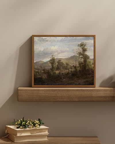 Framed Canvas Wall Art Vintage Decor