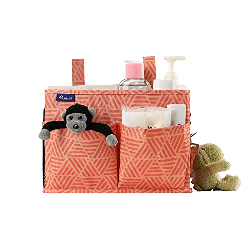 Bedside Caddy Hanging Bed Organizer Storage Bag Pocket for Bunk and Hospital Beds