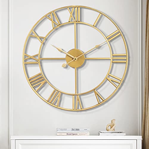 Large Wall Clock Silent Non