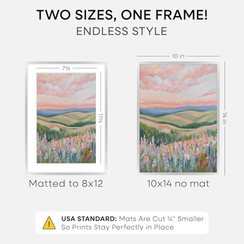 10x14 Silver Picture Frame (3 Count)