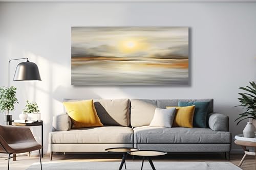 Abstract Wall Art Seascape Canvas Printing Abstract Art Wall Decor Artwork for Living Room Bedroom Dining Room Home Office Decor 24x48 inch