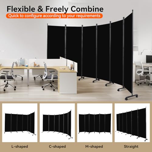 88" W 4 Panel Room Divider