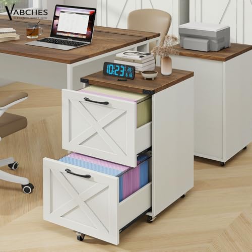 Farmhouse File Cabinet with 2 Drawers