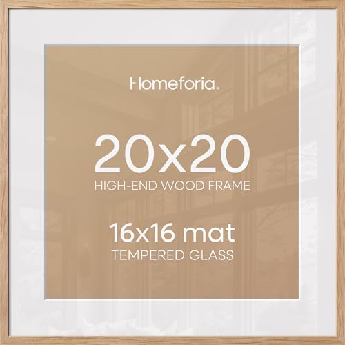 20x20 Natural Oak Picture Frame