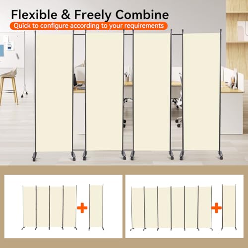 88" W 4 Panel Room Divider