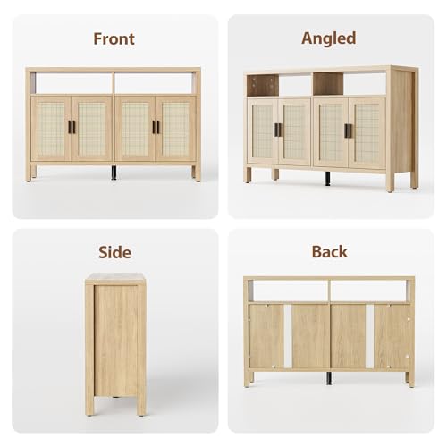 Rattan Buffet Cabinet with Storage